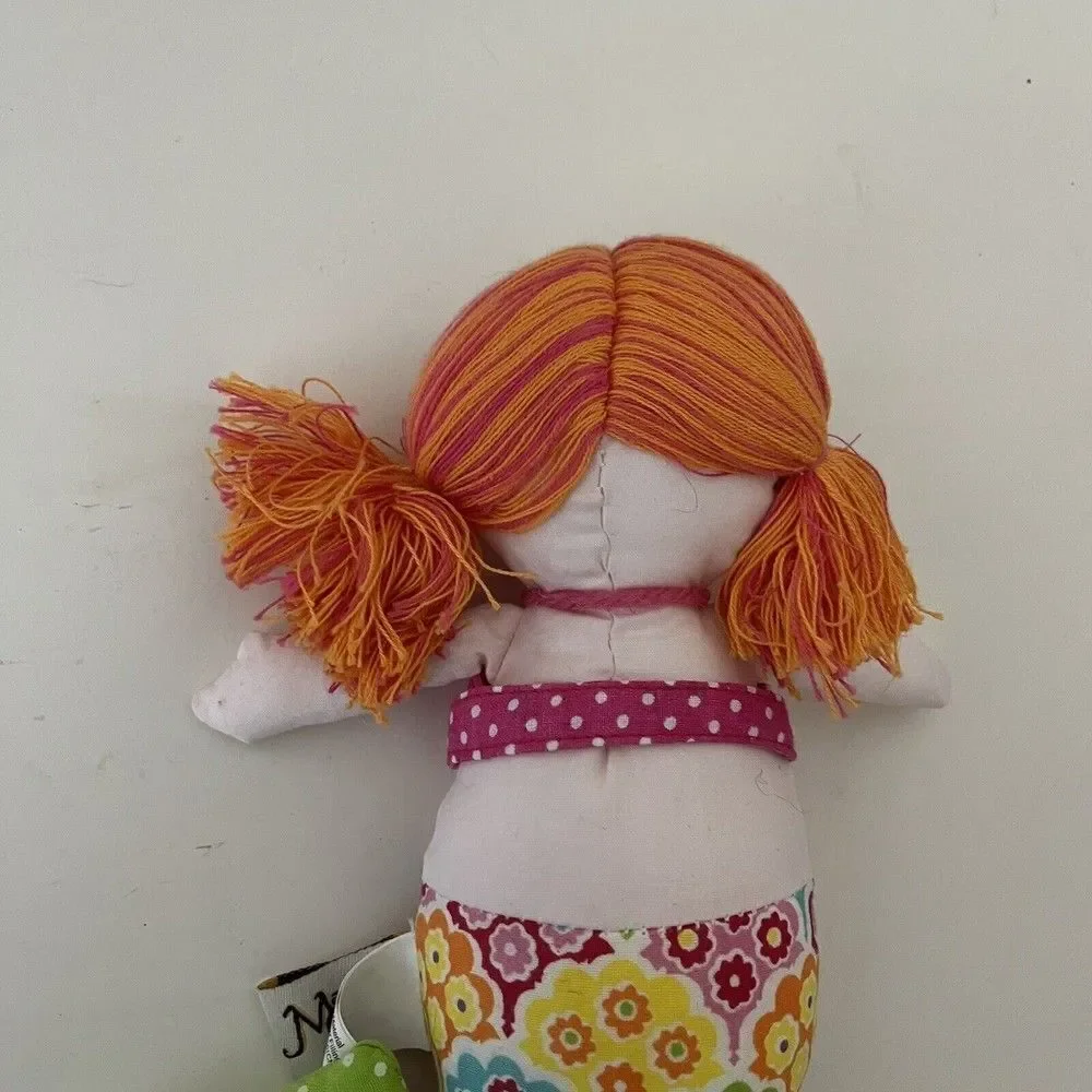 Maison Chic Mermaid Tooth Fairy Pillow Plush Doll Tooth Holder Pocket